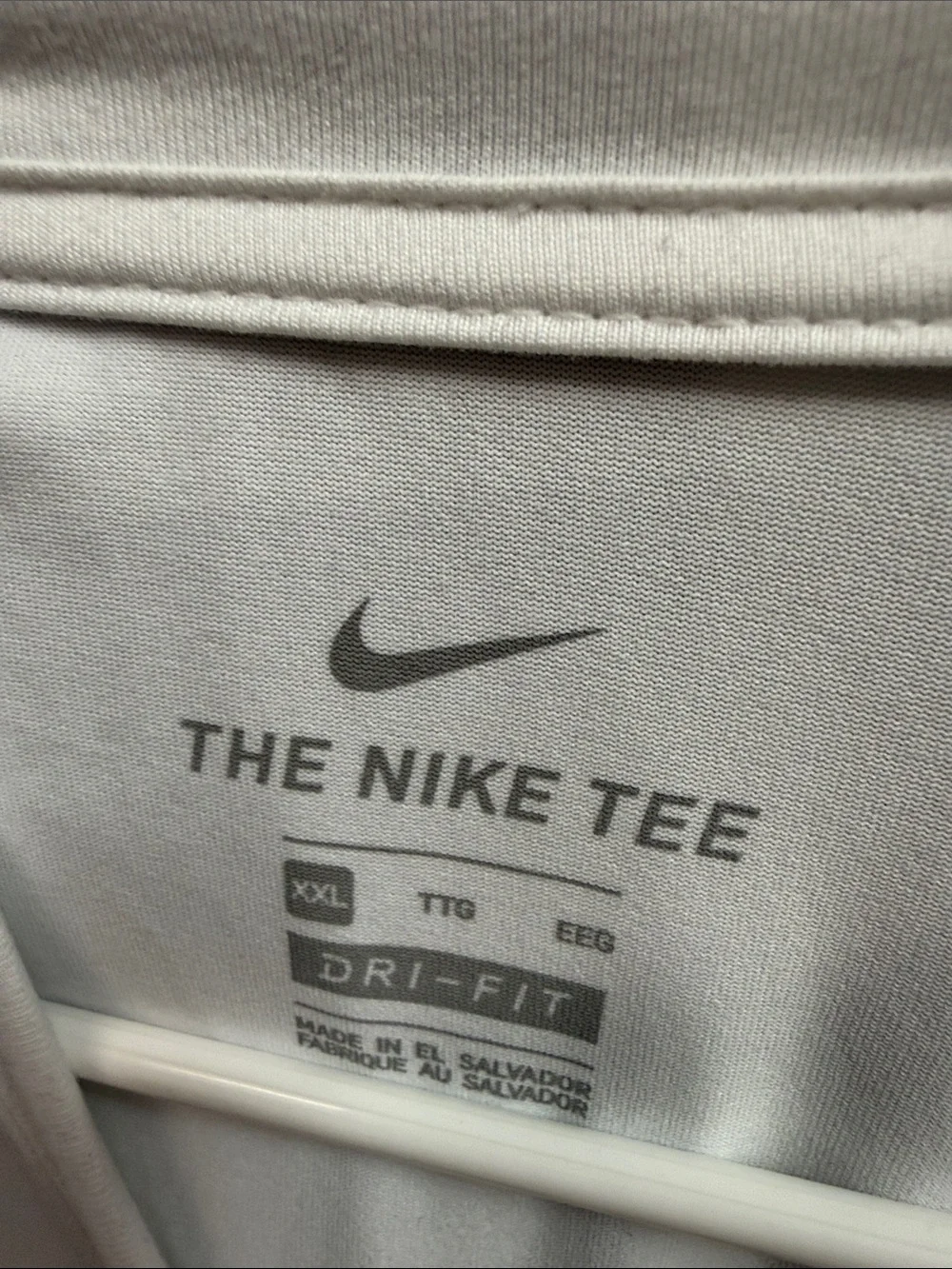 Nike White Short Sleeve Crew with Arizona 'A' Logo
